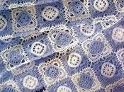 Copertina all'uncinetto neonato fatta piastrelline Crochet squares baby blanket free pattern