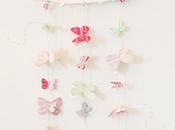 DIY: farfalle color pastello decorare cameretta