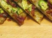 Schiacciata zucchina, speck datterini