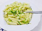 Penne quinoa zucchine julienne