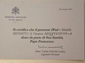Venduto $30,500 l’iPad Papa Francesco