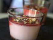 Panna cotta rabarbaro croccante salato