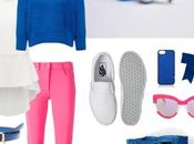 Pink blue