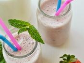 smoothie alle fragole menta