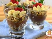 Tutorial dolcidee.it: dolce cucchiaio cioccolato, muesli, fragole banane