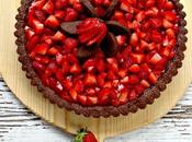 Crostata cioccolato fragole