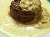Oggi cucina...Emanuele Filet mignon lardellato salsa funghi porcini crema patate rosmarino