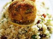 polpettine pollo cuscus all'uvetta