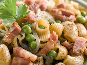 Conchiglie pancetta olive