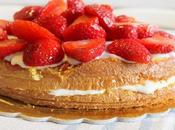 Torta Crema Chantilly Fragole