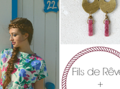 PetiteFraise Fils Rêves: style tips part Romantic flowers, pink, drop earrings, hippie chic