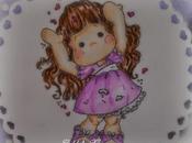 Easel card battesimo