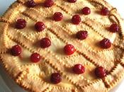 Crostata ricotta ciliegie sciroppate