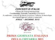 Prima Giornata Italiana della Chitarra 2015 presso Mornico domenica giugno