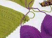 summer magic indosso coloratissimi bikini crochet, schemi wearing colourfull crochet tanks
