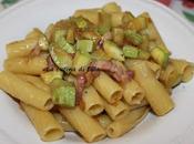 Primi: Pasta zucchine pancetta