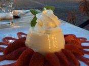Panna cotta salsa fragole fresche
