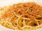 Spaghetti burrata, bottarga limone