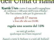 Minerale Puro festeggia anni dell'Unità d'Italia regala sconto!
