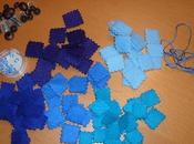 Collana quadretti pannolenci