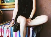 OOTD: black dress wedge sneackers