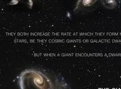 Giganti cosmici contro galassie nane