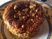 Muffin pistacchi mandorle arancio cioccolato (senza farina)