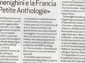 quotidiano &quot;Bresciaoggi&amp;quot; giugno 2015, articolo «Petite Anthologie», opera antologica Luciano Domenighini