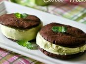 Biscotto gelato ciocco-menta …per menú luglio StagioniAMO! Chocolate mint cream sandwiches