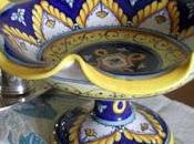 Alzatina ceramica dipinta mano