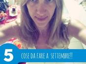 cose fare settembre