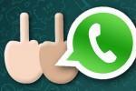 Come inviare dito medio WhatsApp