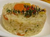 Risotto peperoni, carote profumo timo