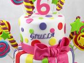 Candy cake: torta decorata caramelle pasta zucchero compleanno bimba