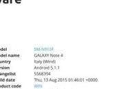 Samsung Galaxy Note Wind TIM: arriva Android 5.1.1 Lollipop