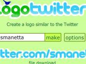 logotwitter generatore loghi testuali stile Twitter