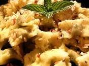 Agnolotti Plin ripieni erbette all'olio, menta mandorle