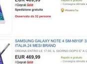 Promozione Samsung Galaxy Note Garanzia Italia euro