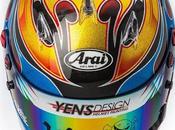 Arai GP-6 W.Wong 2015 Yen's Design Helmet Painting