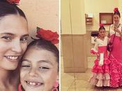 Bianca Balti radiosa figlie Marbella