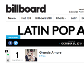 L’album “Grande Amore” classifica Billboard!