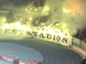 (VIDEO)Rapid Wien fans pyros Austria Salzburg 28.10.2015