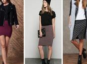 Tendenze moda autunno inverno 2015/2016: gonne tubo incrocio