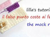 lilla's tutorials: falso punto costa ferri (mock rib)