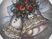 Schema punto croce: Pallina Natale campanelle