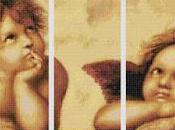 Schema punto croce: Amorini Raffaello Sanzio