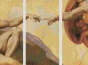 Schema punto croce: Creazione d'Adamo pannelli