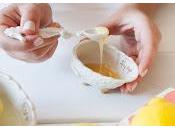 Maschera viso riso, latte miele pelle giovane luminosa