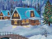 Schema punto croce: Paesaggio Natalizio_18