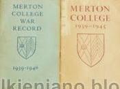 Tolkien nell'indirizzario Merton College, 1955, altre pubblicazioni mertoriane